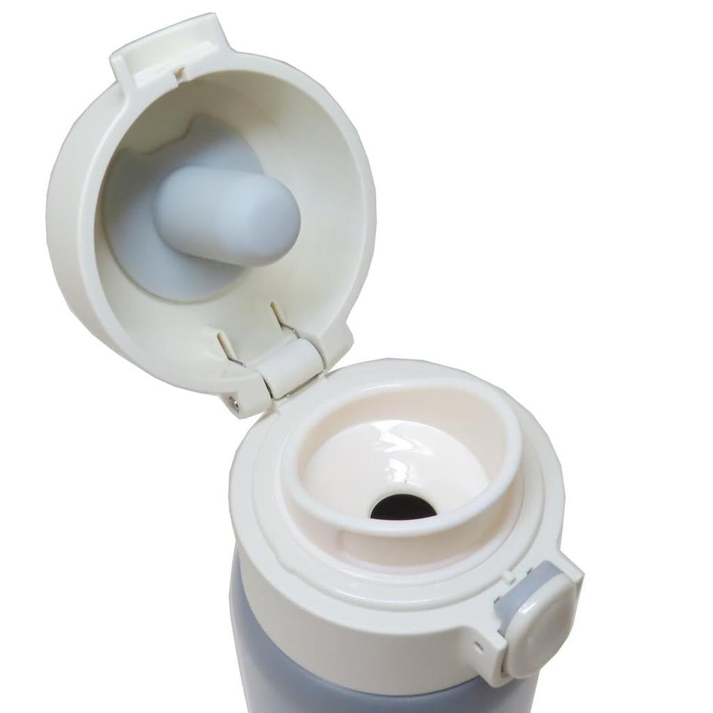 Kamio Japan Snoopy One-Push Stainless Steel Bottle 350ml 230132 Rice Ball and Snoopy PEANUTS