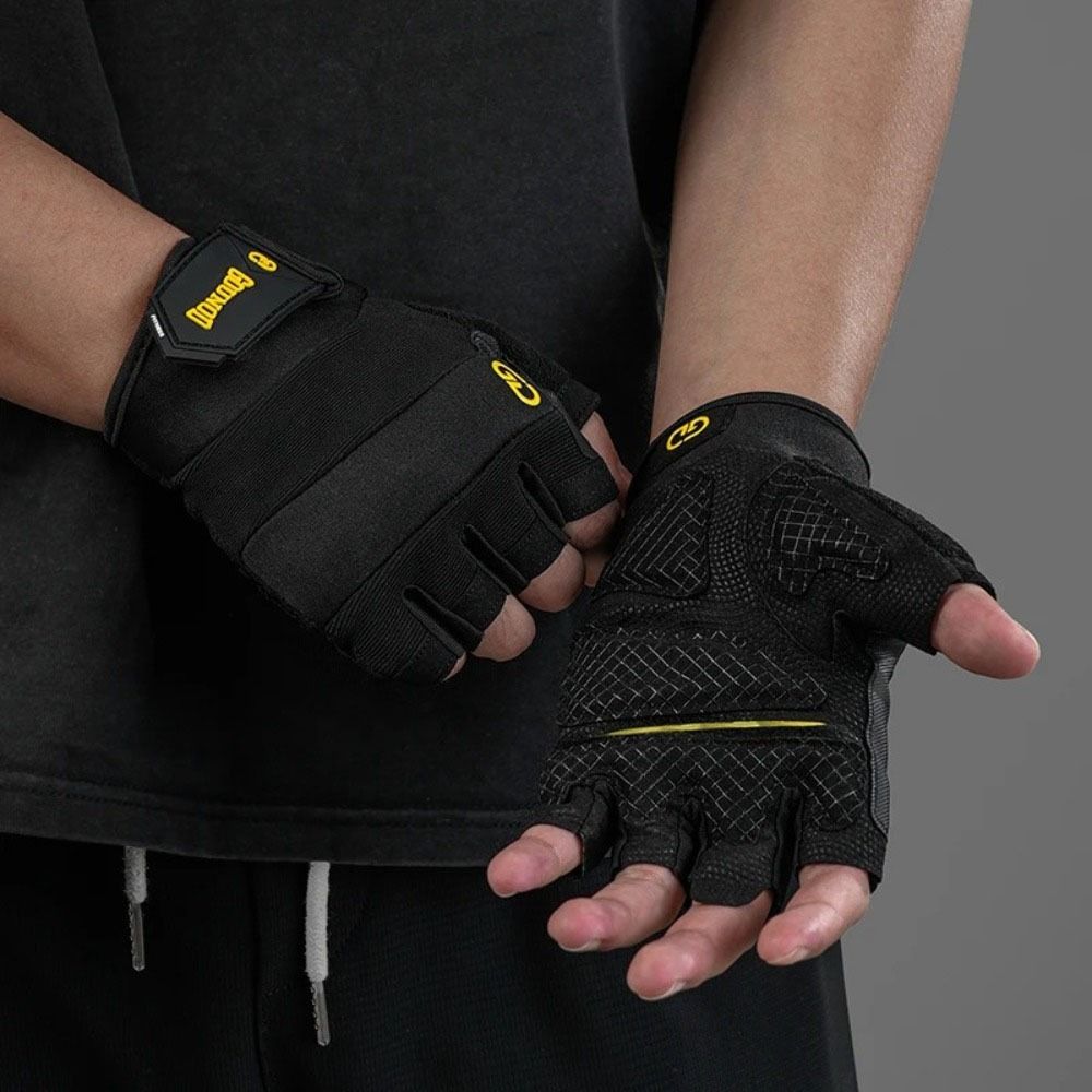 1 пара дышащих перчаток для тяжелой атлетики, перчатки для велоспорта и мотоспорта, тренировки по бодибилдингу и пауэрлифтингу