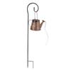 Solar Watering Can Lights Outdoor Garden Solar Lights Decorations Metal Retro Lamp for Patio Lawn
