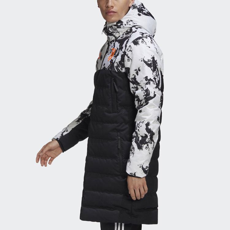 adidas Мужские пуховики Черные С капюшоном Умеренные Другие FT9924