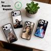 Чехол для телефона L-Lana Del Rey для iPhone17,16,15,14,13,12,11 Plus,Pro Магнитный Для Magsafe Беспроводной Зарядки