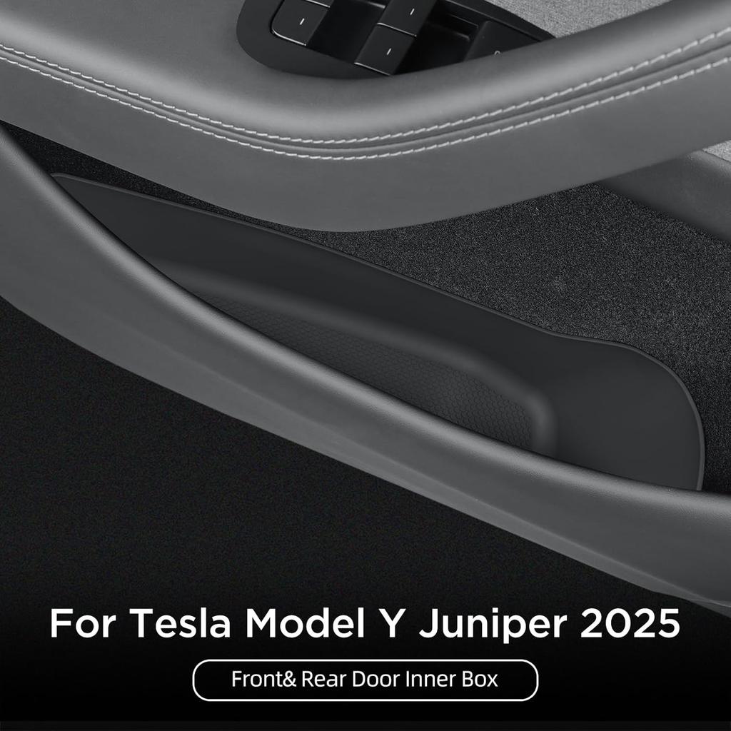 Door Side Waterproof Umbrella Box for Tesla Model Y/YL Launch/Juniper 2025+ Door Slot Storage Box Organizer Car Accessories HJ0