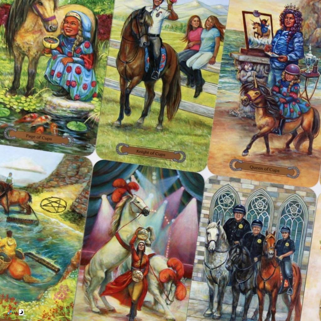 I.I.J Unbridled Spirit Tarot, Waite Edition, 78 Cards, Horse, Tarot Reading, with Japanese Instructions, Authentic Product