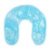 U-образная гелевая охлаждающая повязка для шеи для терапии, травмы шеи, многоразовая, для облегчения, холодный компресс, небесно-голубой