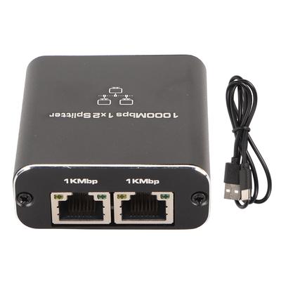Ethernet-сплиттер RJ45 1 вход 2 выхода Гигабитный интернет-сплиттер 1000 Мбит/с высокоскоростной LAN-сплиттер для