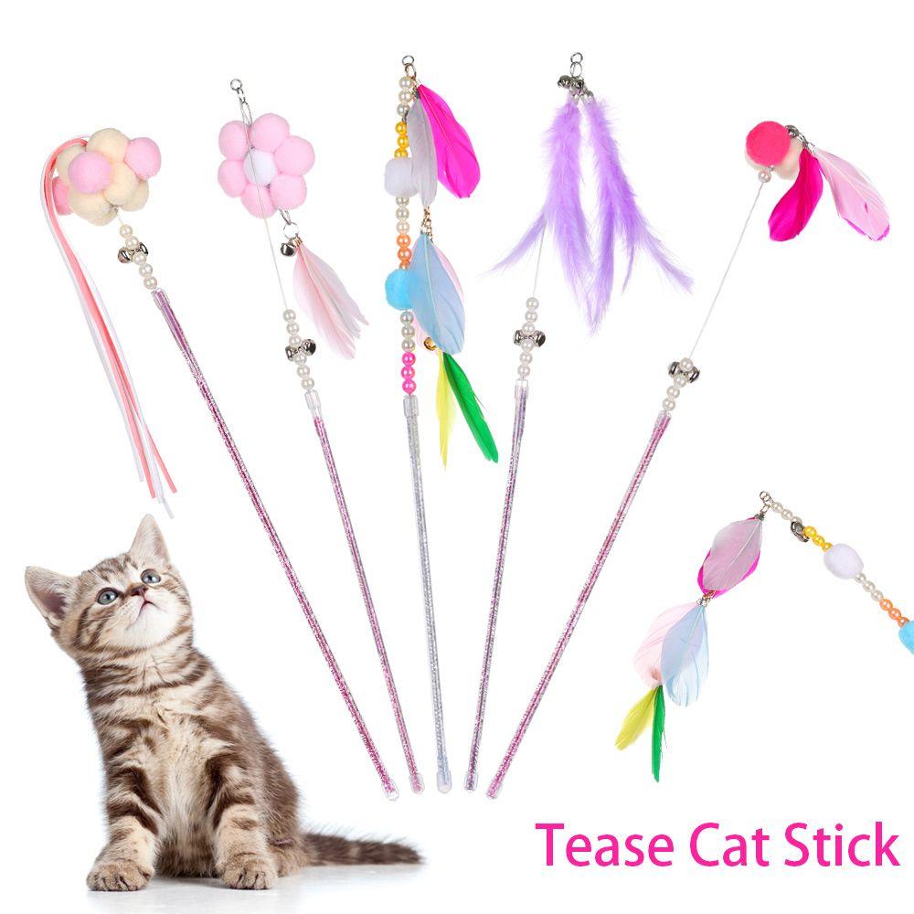 1PCS Tassel Tease Cat Stick Resistant Toy Cat Toys Cat Supplies Pet Toy Cat Products
