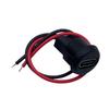 Водонепроницаемый USB Type-C разъем (мама), с прямой сваркой давлением, инкапсулированный 2P