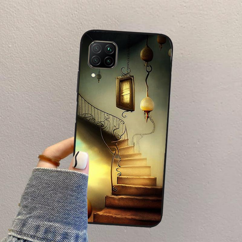 Чехол Salvador Dali Art для Huawei Nova Y70 Y90 Y60 Y73 Y72 Y61 Y91 12s 12i 11i 8i 9 10 SE P40 Lite P60 P30 Pro