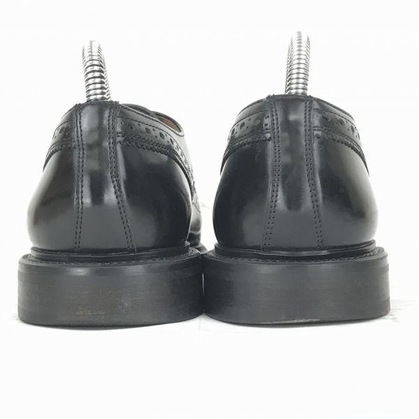 Lloyd Тяжелая Кожа Оксфорды 26.0 Черный Медальон Туфли Сделано в Германии(ИСПОЛЬЗОВАЛ)