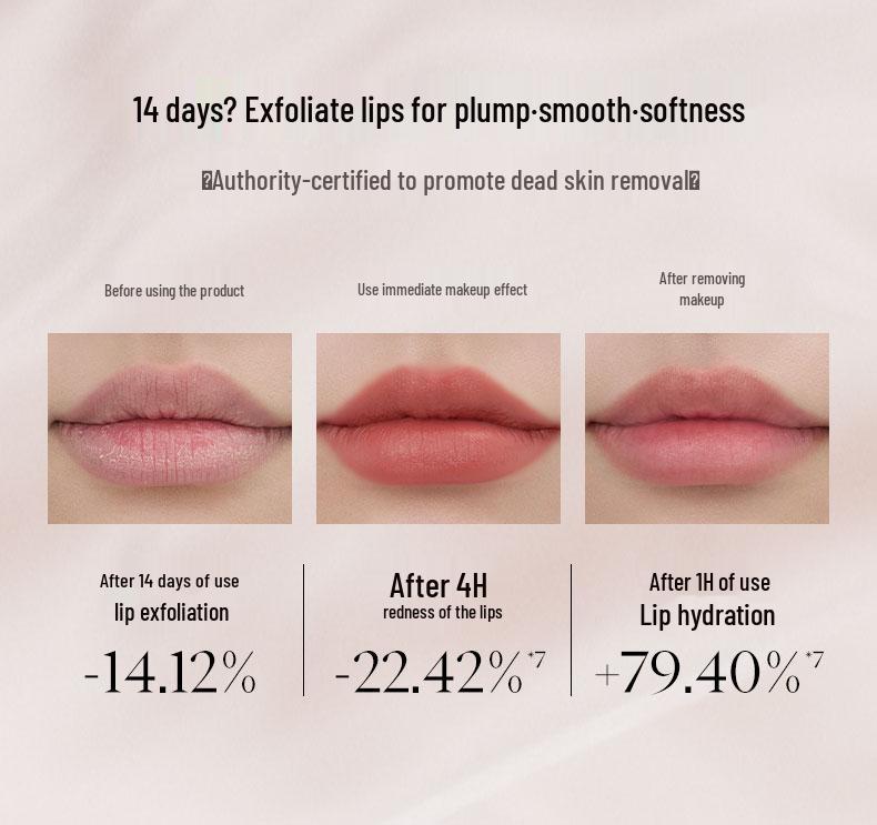 Joocyee Коллагеновый блеск для губ: Эссенция дрожжевого фермента, Матовая, Увлажняющая и Придающая объем для сияющих губ в стиле нюд.