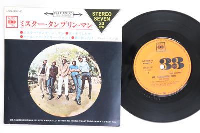 7-дюймовая пластинка BYRDS Мистер. Тамбурин Мэн Я почувствую Wh LSS352C CBS 1965 Япония Рок Б/У