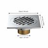 4 Inch Size Floor Drain Copper Sink Strainer Durable Shower Drain  Shower Area