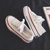 Весенние парусиновые туфли на толстой подошве, увеличивающие рост, надеваются как шлепанцы на полукаблуке, универсальная повседневная ленивая обувь, тренд