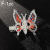 Butterfly Three-dimensional Tassel Hairpins Hair Pins Accessories Pins Ornaments Jewelry