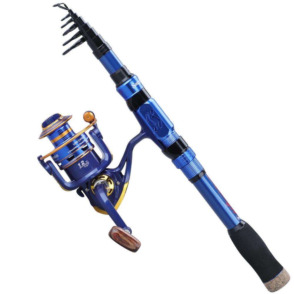Катушка для удочки, дорожная телескопическая удочка, 12BB, спиннинговая катушка, набор катушек для удочки для морской и пресной воды
