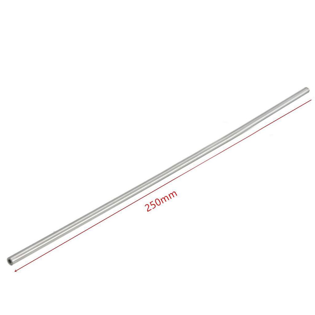 5pcs New Silver 304 Stainless Steel Capillary Tube 3mm OD 2mm ID 250mm Length