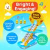1 Set Kids Electronic Toy Duck Climbing Stairs Track Toy with Music and Light Children Educational Toys for Toddlers