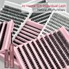 SL  EYELASH 320Pcs Cluster Lashes 30D 40D 50D C D Curl Lash Clusters Mix 8-16mm Individual Eyelashes DIY Lash Extension Kit