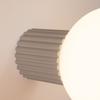 Halo taupe wall lamp IP44