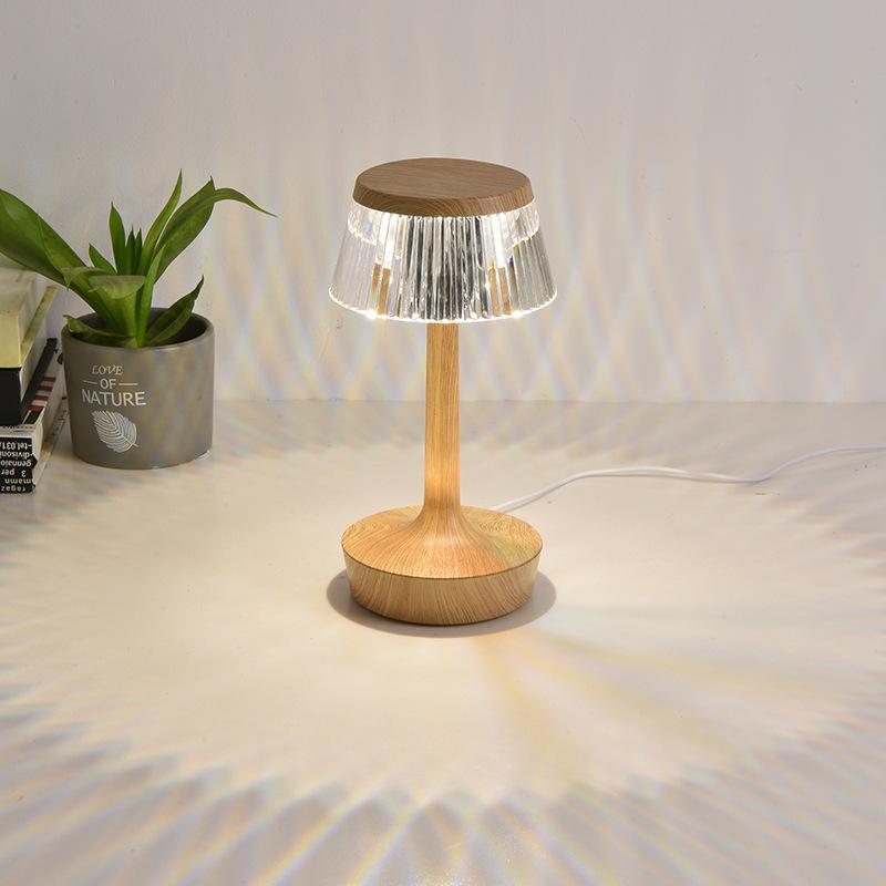Gift Mushroom Table Lamp USB Charging Lamps Touch Small Night Lamp Bedside Bedroom Bar Ambience