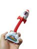 Ovly Игрушка для малышей 1-3 года, космический корабль, космонавт, антистрессовая поп-трубка, светящиеся игрушки, подарочные пузырьковые шарики, декомпрессионная трубка, Непоседа