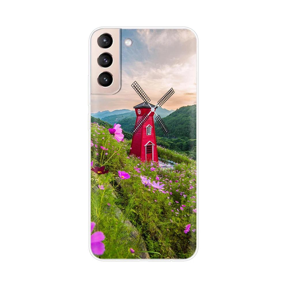 Чехол-сумка для мобильного телефона Для Samsung Galaxy S21 Силиконовая задняя крышка Для Samsung S21 plus s 21 GalaxyS21 S21 FE S21Ultra Чехлы Capas