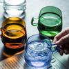 Heat-resistant Glass Cup of Coffee and Tea Tableware Color Espresso Cups Drinkware Teaware Cafes Coffee Travel Mug Set Aesthetic