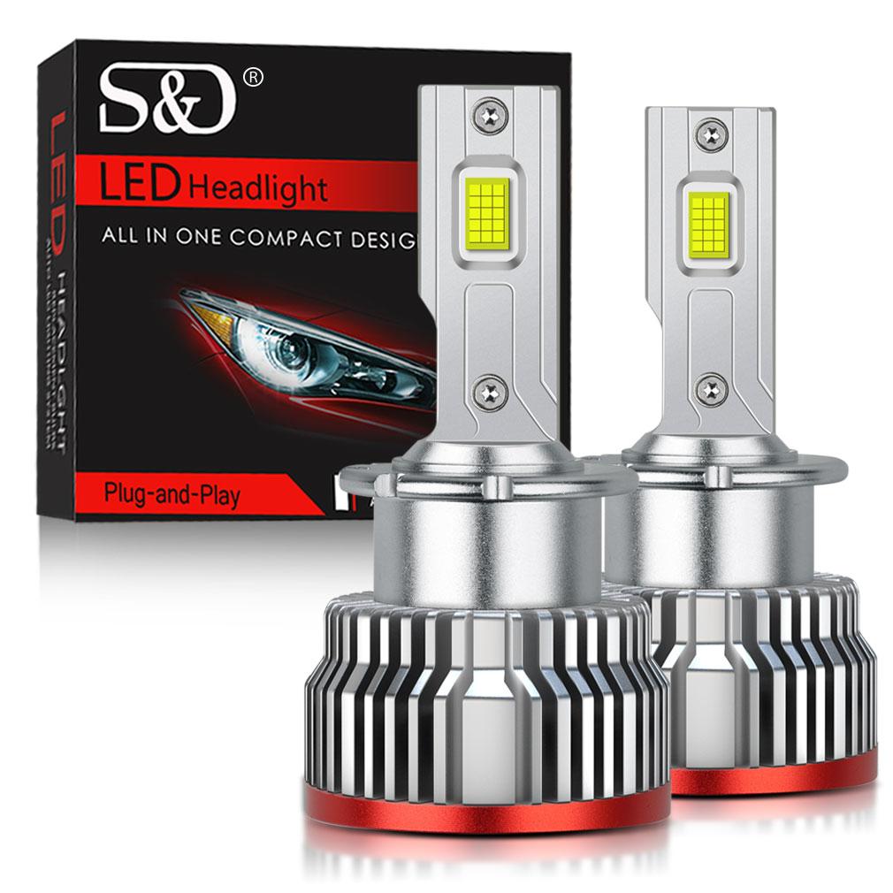 2 шт. 70000 лм D3S светодиодные лампы для фар D1S D2S D4S D8S D1R D2R D3R D4R D8R Turbo LED 30SMD CSP фары для BMW Benz Volvo Лампа Canbus 110 Вт Фара 6000 К
