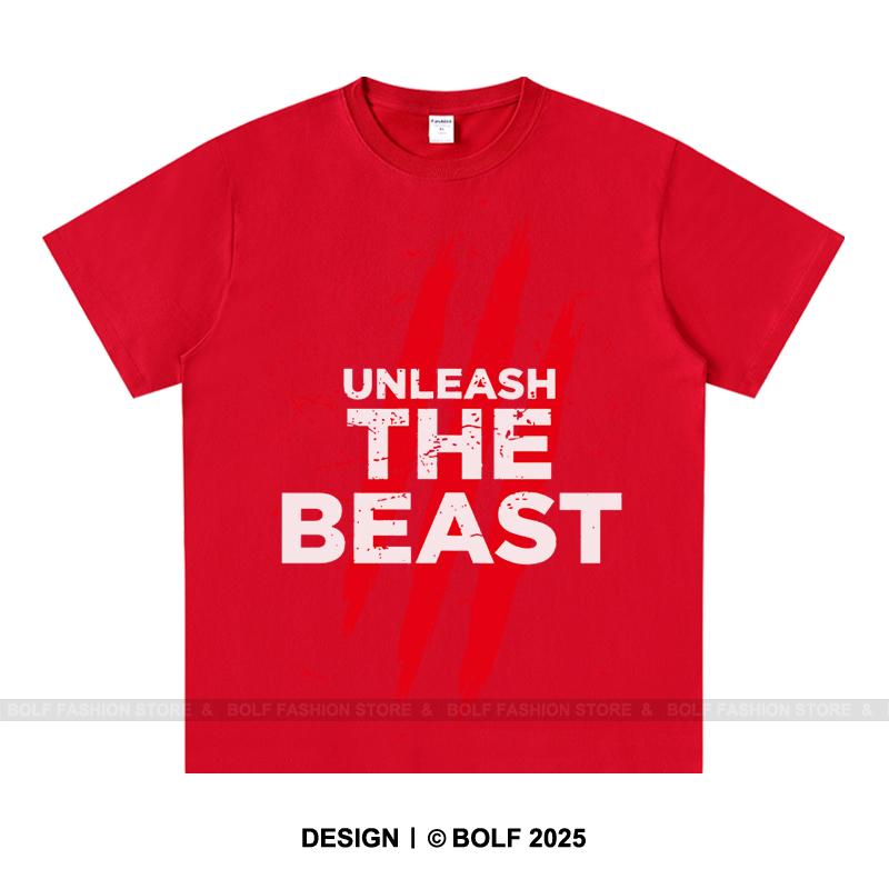 Beast Mode Workout Unisexs TShirt Cotton Oversized Gym Motivation Graphic Tees for Unisex Intense Training Fitness Top