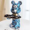 House Decoration Colorful Bear Sculptures Figure Ornaments Nordic Office Table Modern Art Resin Decor Cute Statue