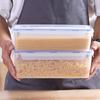 Plastic Bread Storage Box Airtight Food Storage Container Sandwich Bread Keeper With Lid Loaf Bread Container Kitchen Organizer