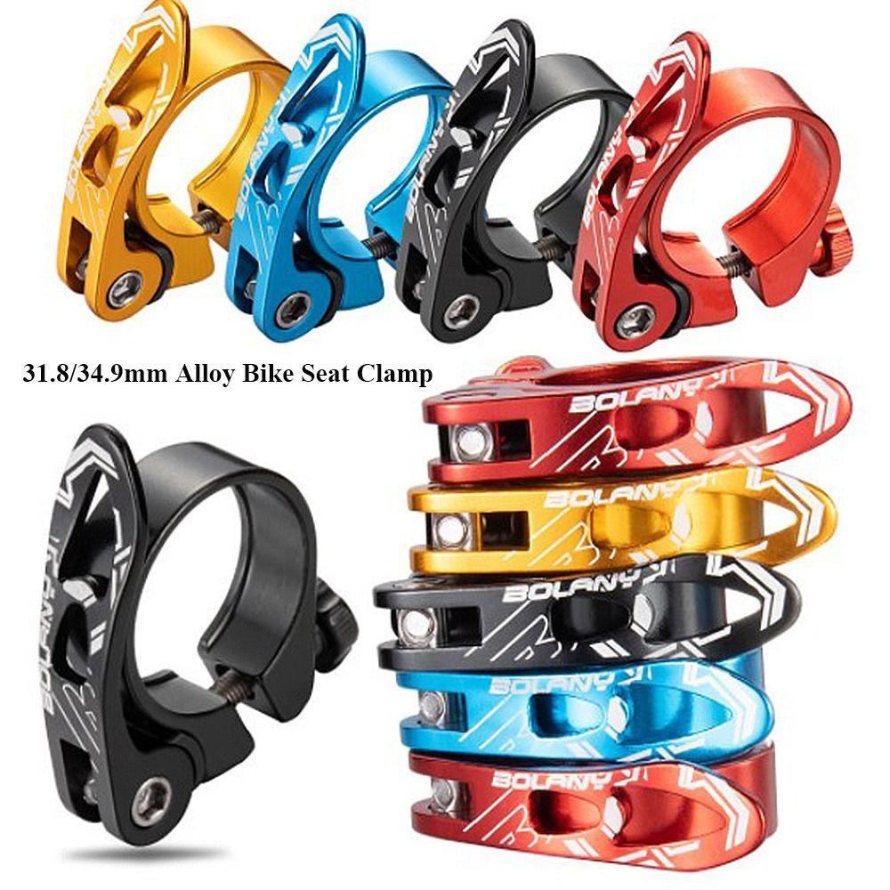 High Quality 31.8/34.9mm Road Bike Aluminium Bicycle Seatpost Clamps Quick Release Bike Seat Clamp