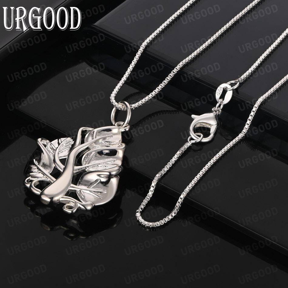 Модное ювелирное изделие из стерлингового серебра 925 пробы, подвеска на шею, свадебный подарок