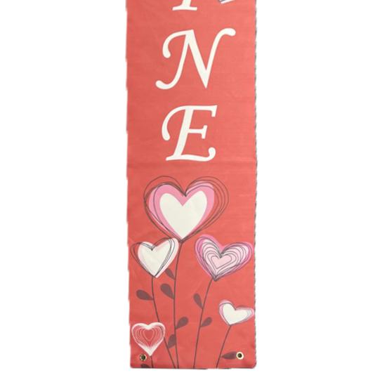 1 пара куплетов на День святого Валентина, приветственные таблички, привлекательная подвесная вывеска для крыльца для