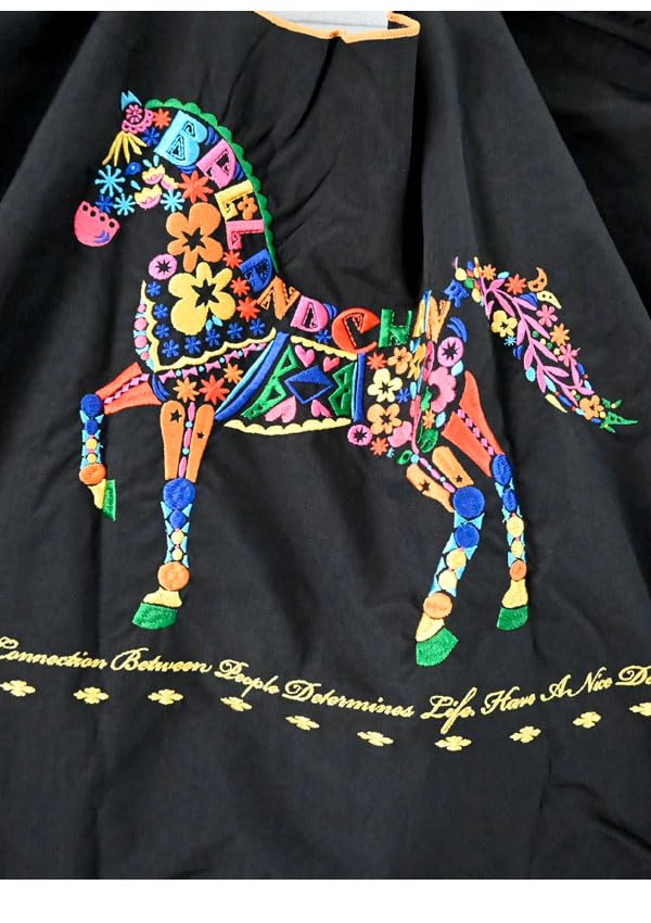 Ball and Chain Подлинный Размер L ЦВЕТОЧНАЯ ЛОШАДЬ Цветочная Лошадь Хана Сумка для покупок 301135 [Ball & Chain] F.HORSE (ЧЕРНЫЙ, Л)