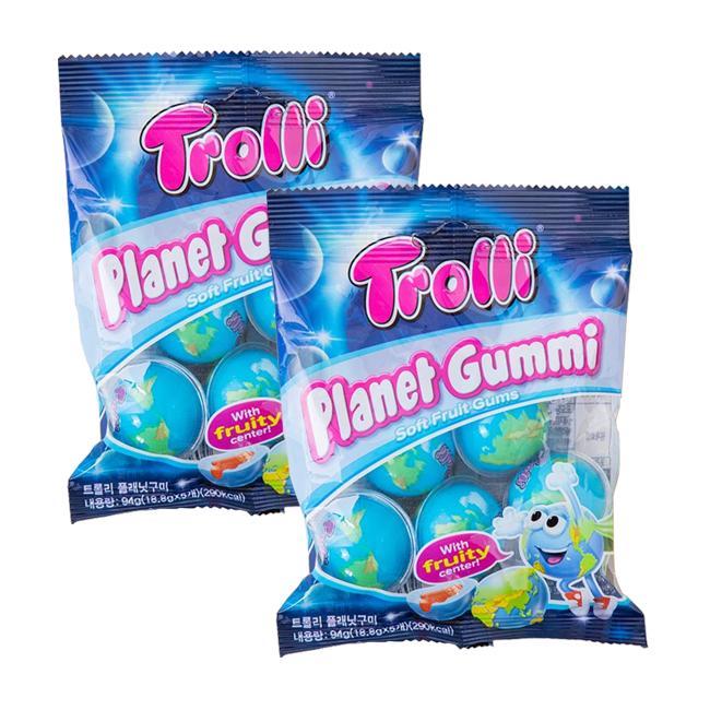 [Популярное желе YouTube / Популярное корейское желе] Trolli Planet Gummi 18,8 г * 5 шт. (5 ВАРИАНТОВ)