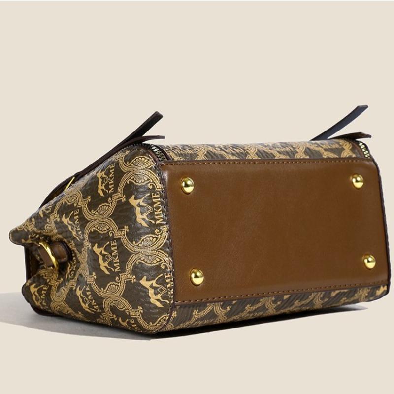 Letter Printing Handbag Bag Women's Small Square Bag New High-end Exquisite Shoulder Messenger Bag