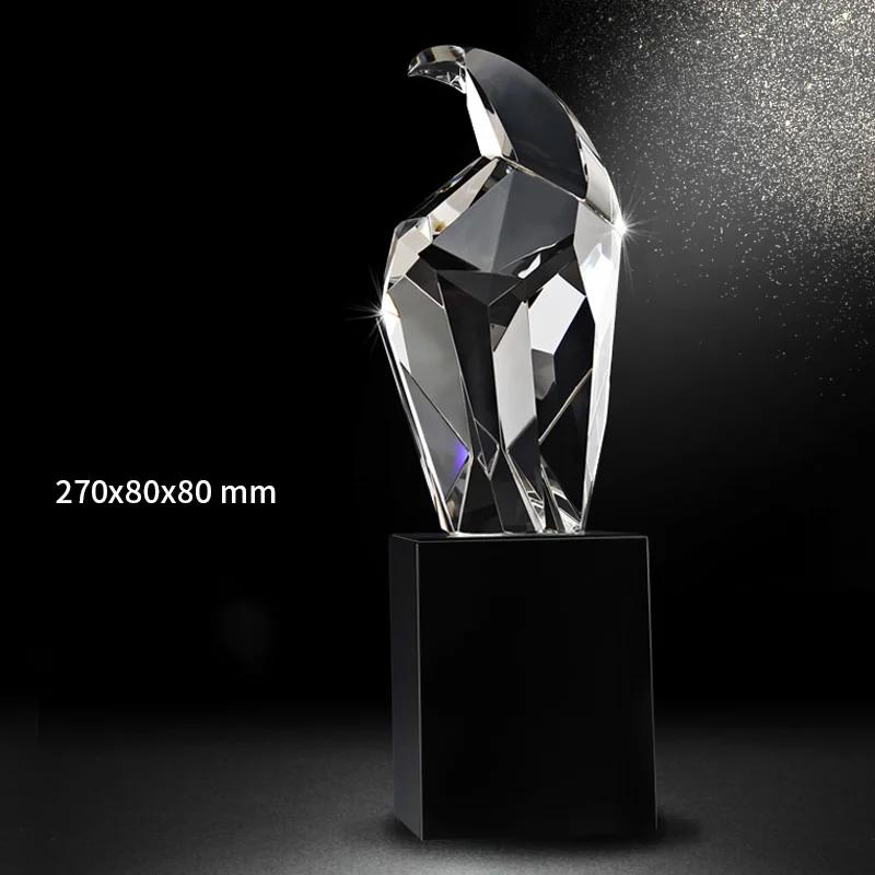 Customized High-End Sports Golf Crystal Trophy, One shot Hole, Competition Award Medal, New Home Decoration, Free Engraving, 1Pc