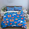 Flip-flops, beach balls, flowers. Bedding sets Duvet cover sets Duvet covers Pillowcases(1 * Duvet Cover 2 * Pillowcases without duvet insert)