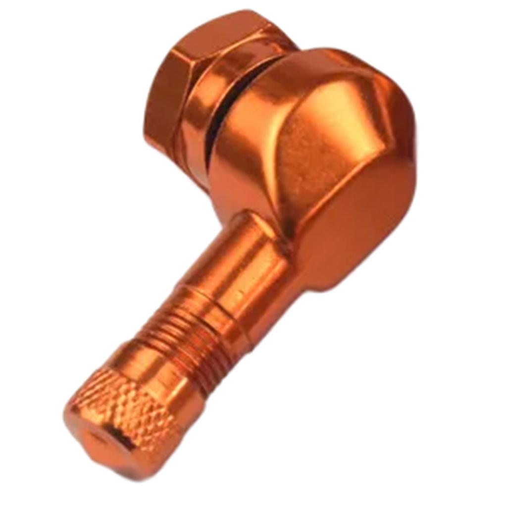 Мотоциклетные ниппели для шин 90 градусов Ниппель для колесной шины для большинства мотоциклов Замена Алюминиевый бескамерный ниппель для шины