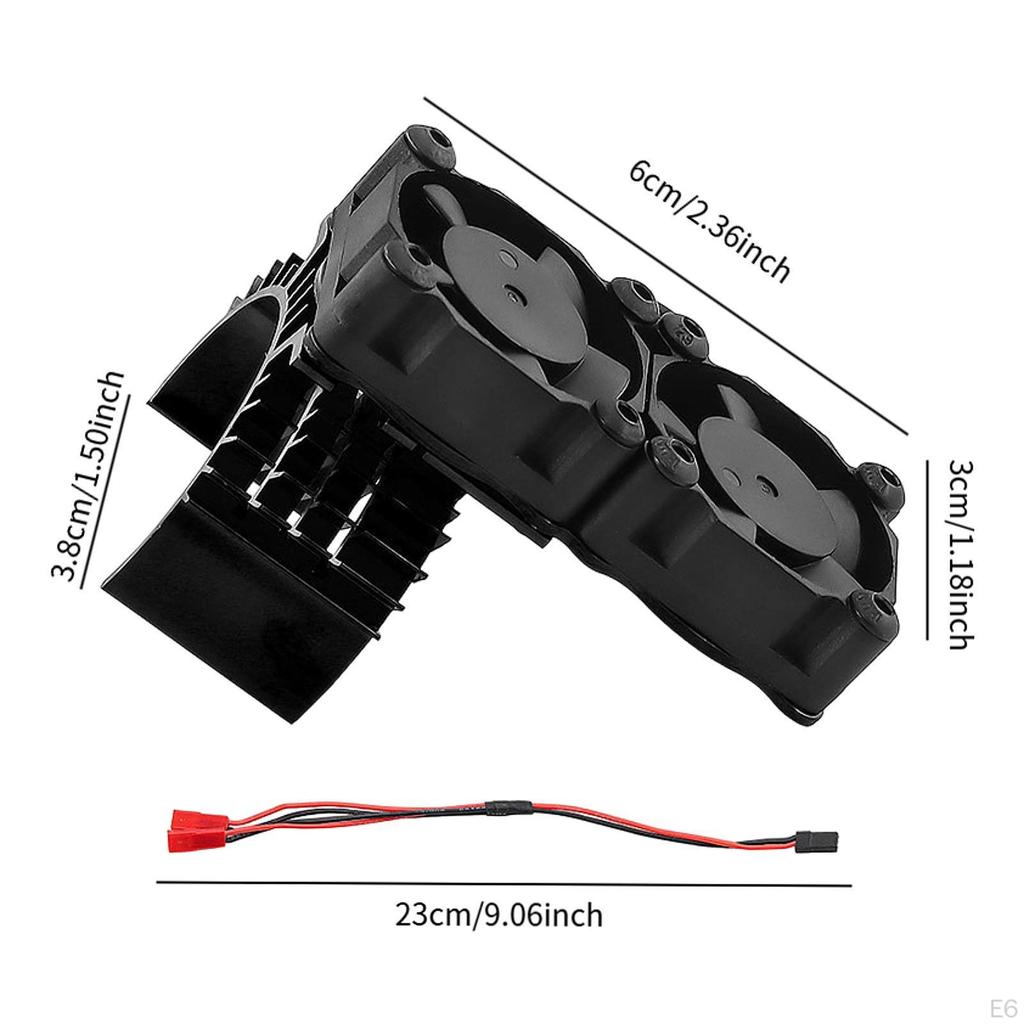 RC Car Motor Cooling Fan Aluminum Alloy Accessory Direct Replaces Spare Parts