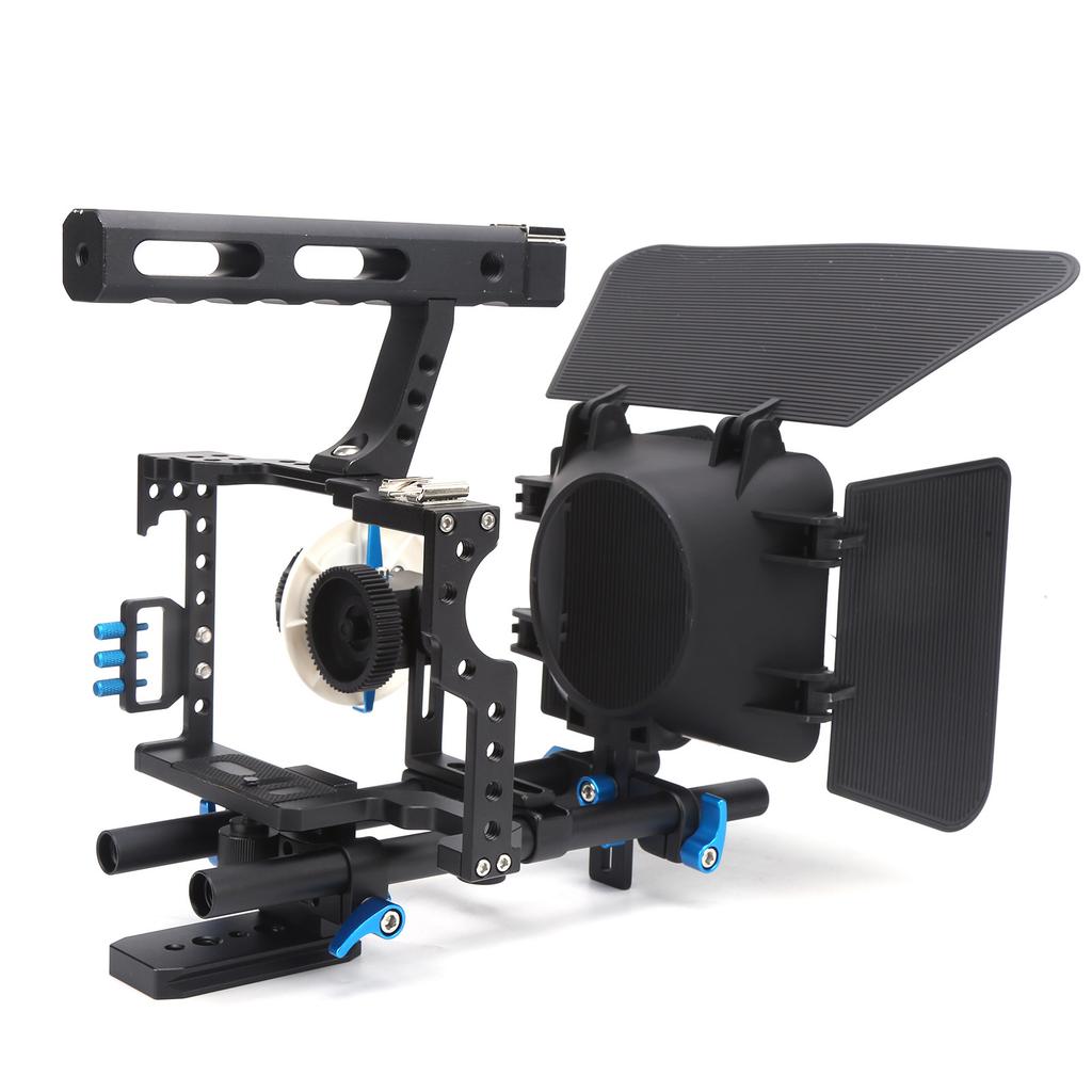 Клетка для зеркальной камеры YELANGU с защитным кожухом Follow Focus Matte Box для камер GH4