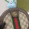 [Pre-Owned] Gucci Ophidia GG Mini Round Bag 'Beige' - Very Good #1RGELSS