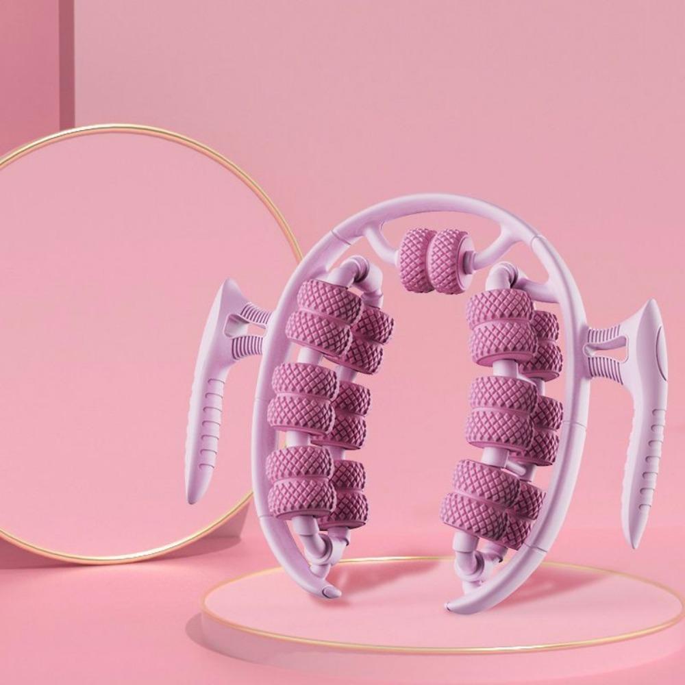 26 Wheel Cellulite Massager 360-degree Rotation Manual Muscle Massager Roller  Yoga Fitness