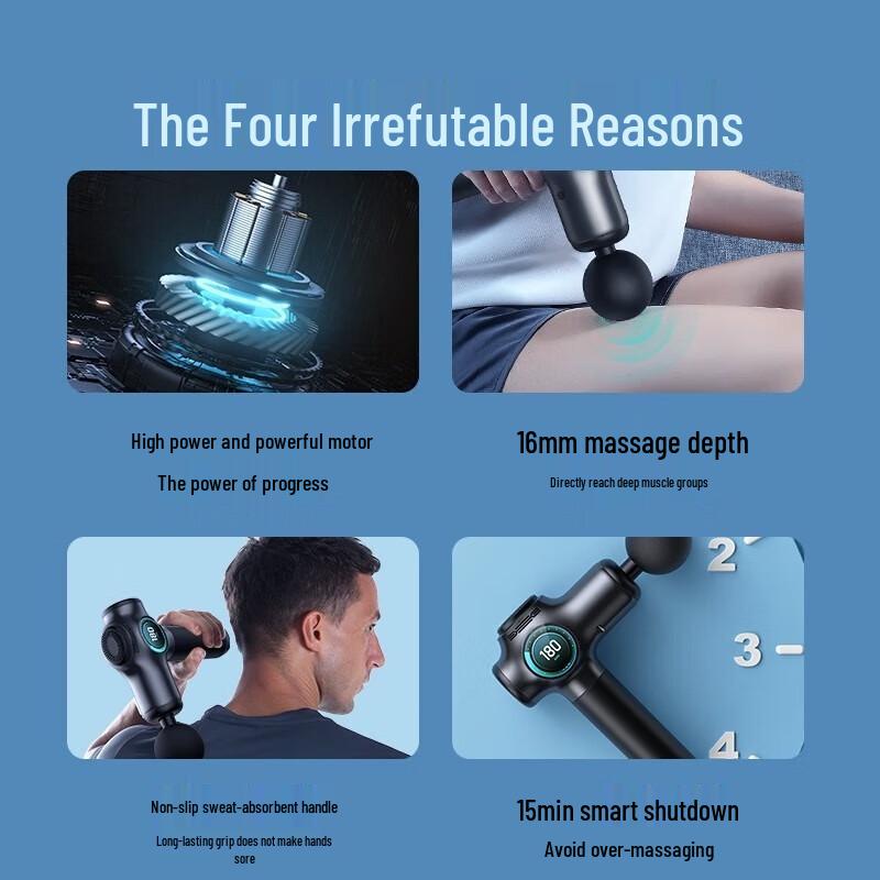 KONKA High-End Percussion Massage Gun with LCD Dual Screen