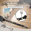 Clarinet Sheet Music Clip Lyre Music Stand Music Book Clip Marching Band Music Holder Iron Clamp for Beginner