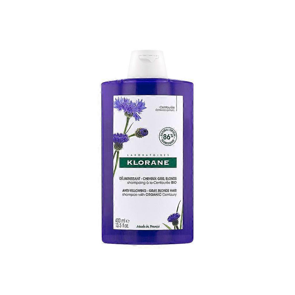 Klorane Centaury (Cornflower) Shampoo for Grey/White Hair 400ml