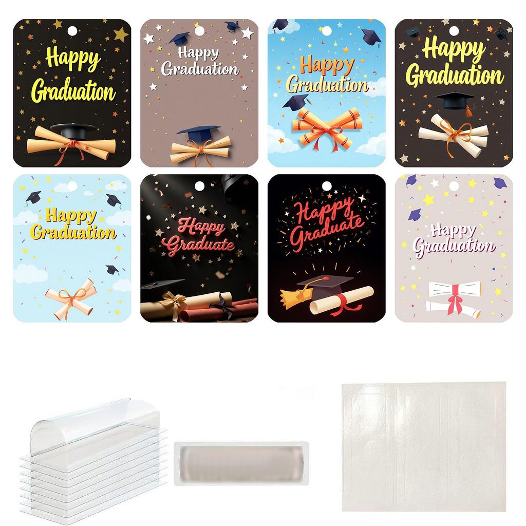 Graduation Season Day Themed Creative Wallet Insert Cards And Gift Decoration Set