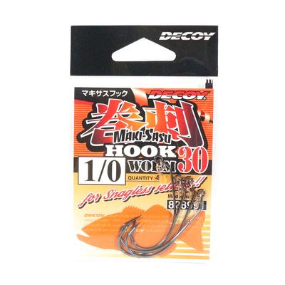 Decoy Worm 30 Makisasu Крючки для червей Размер 1/0 (8991)