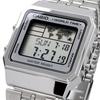 Casio A500WA-7 Базовые цифровые унисекс-часы, Нержавеющая сталь серебристого тона